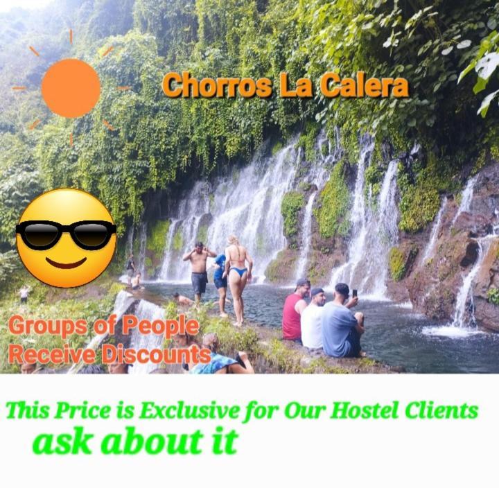 Waterfalls-Tour, Scooter-Rental & Hostal El Pacifico Juayúa Екстериор снимка